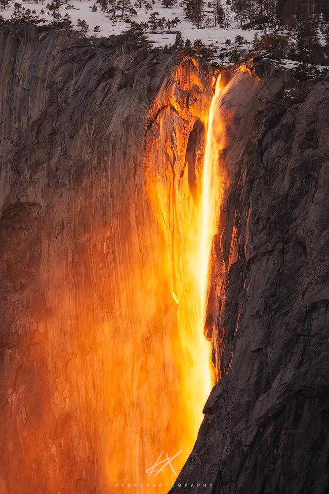 It's #Firefall Time in Yosemite!