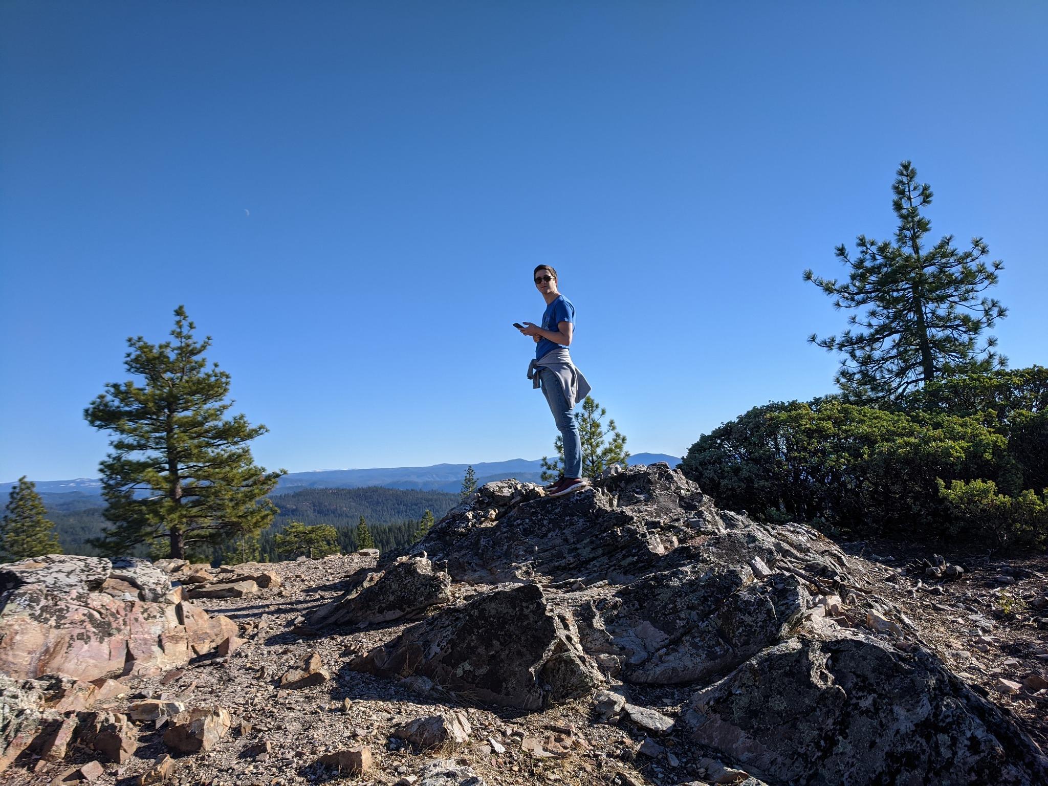 "Top of the World" on Arnold Rim Trail Offers Panoramic Views