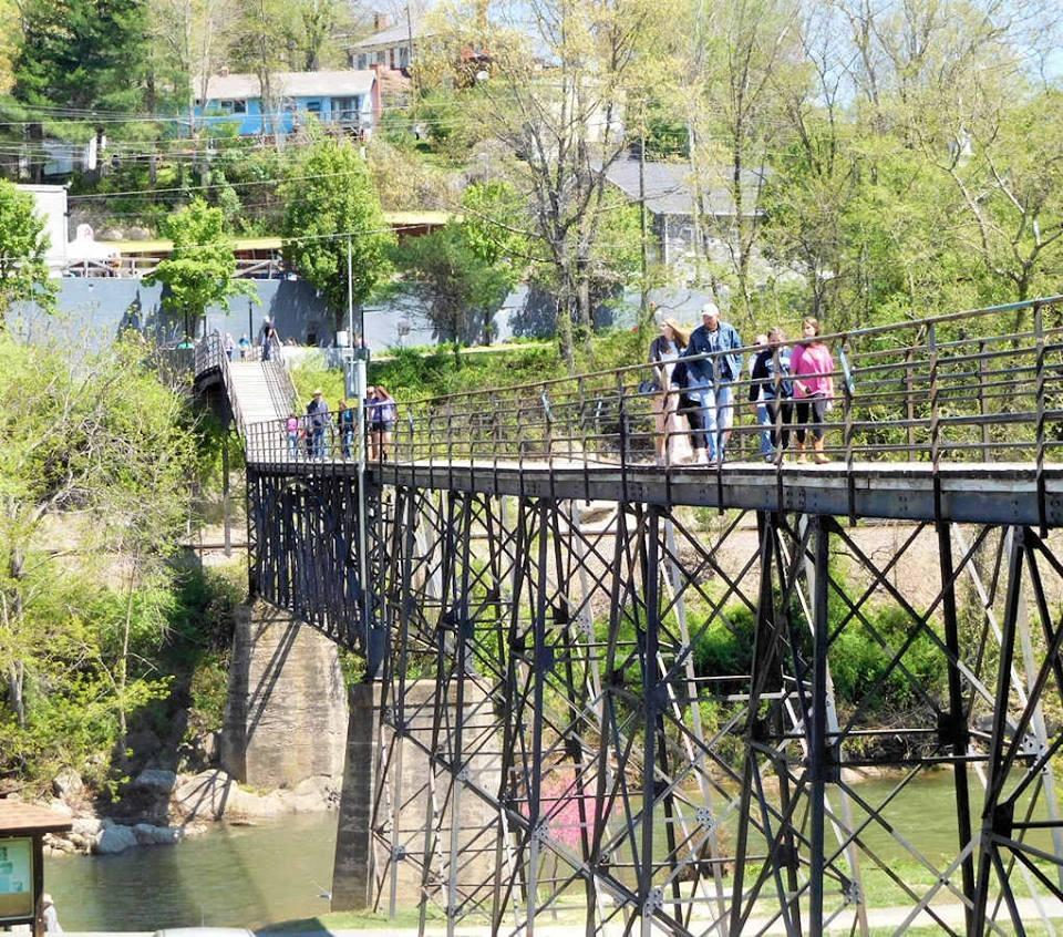 The Iconic Spruce Pine Footbridge