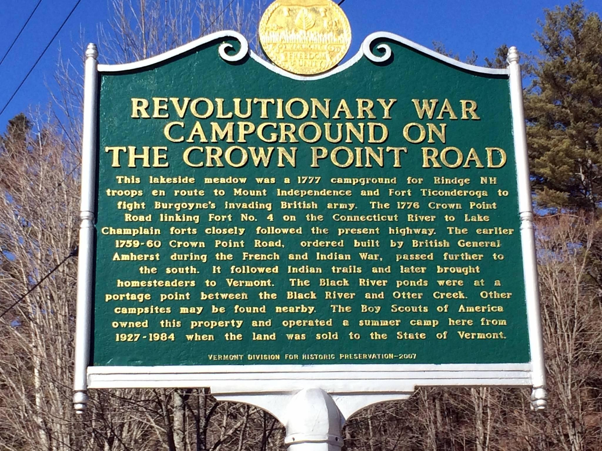 Crown Point Military Road