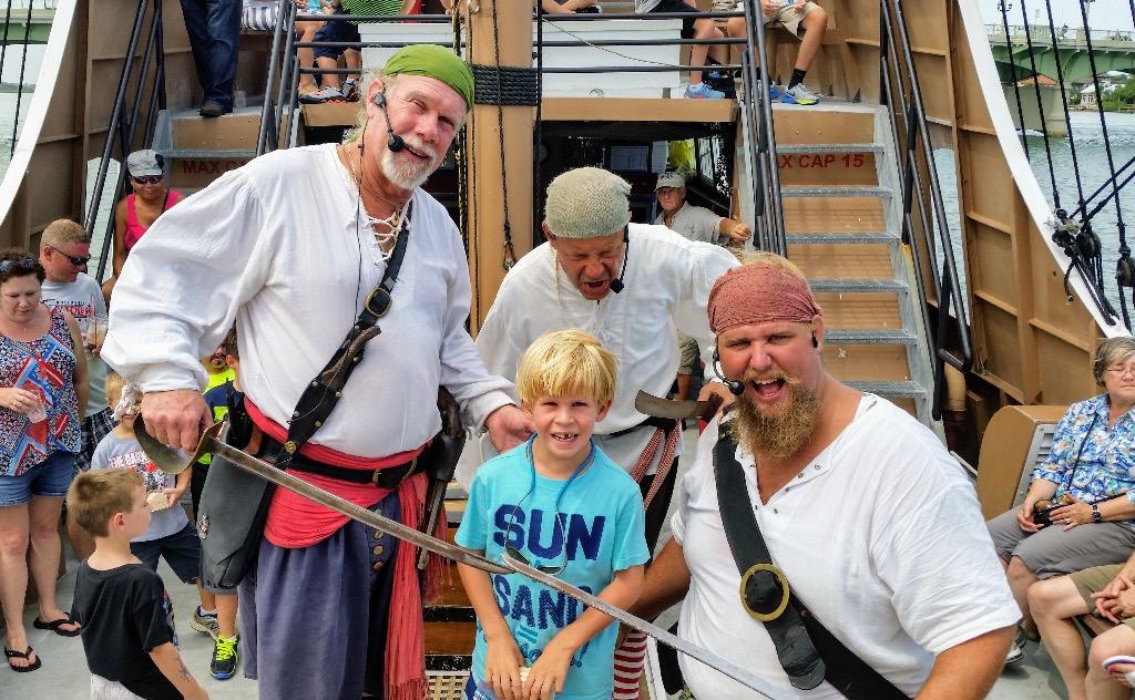 The Black Raven Pirate Ship in St. Augustine FL