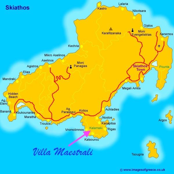 INTERACTIVE MAP OF SKIATHOS