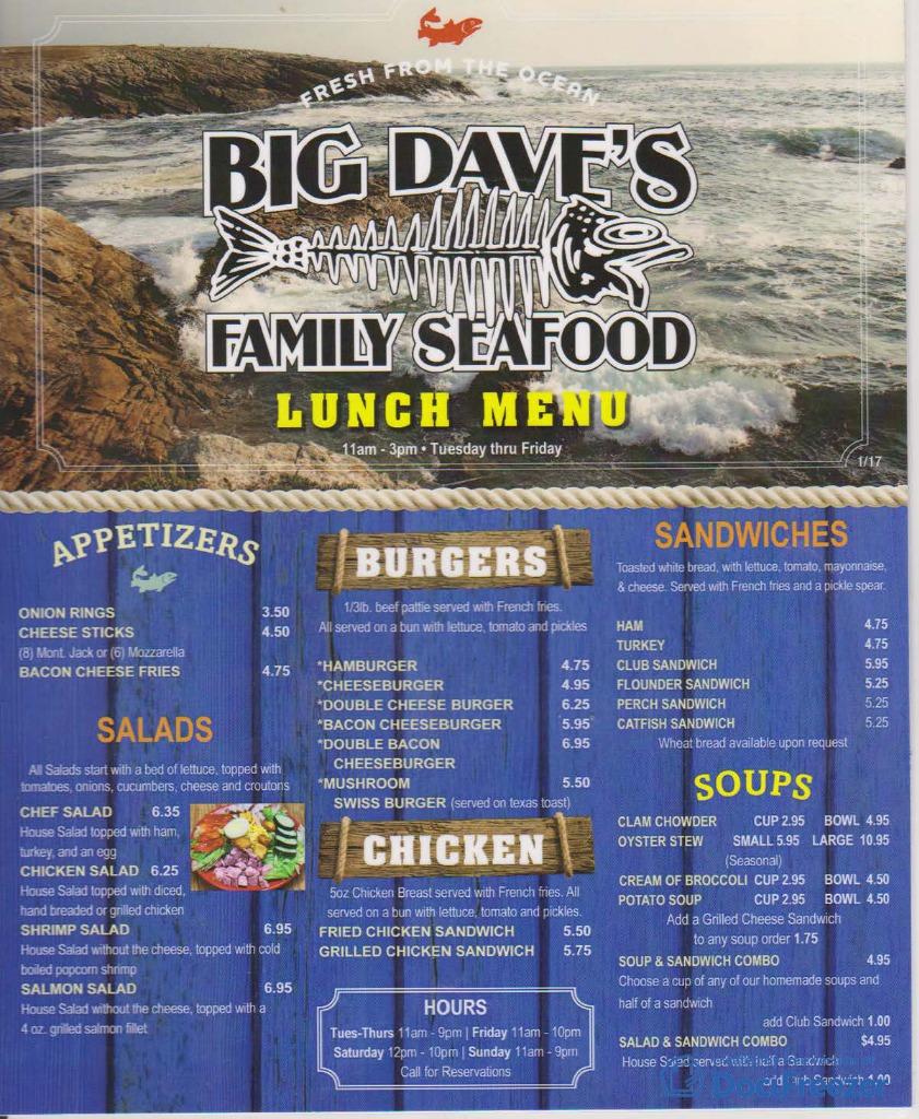 Big Dave's Family Seafood