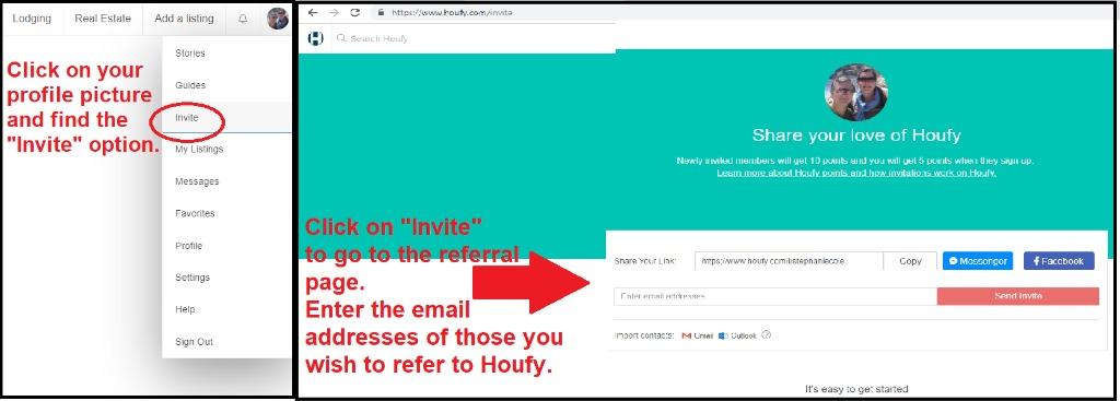 Referring Others to Houfy.com